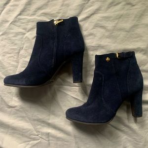 Tory Burch Dk. Navy Suede Ankle Booties (sz 7.5 US)